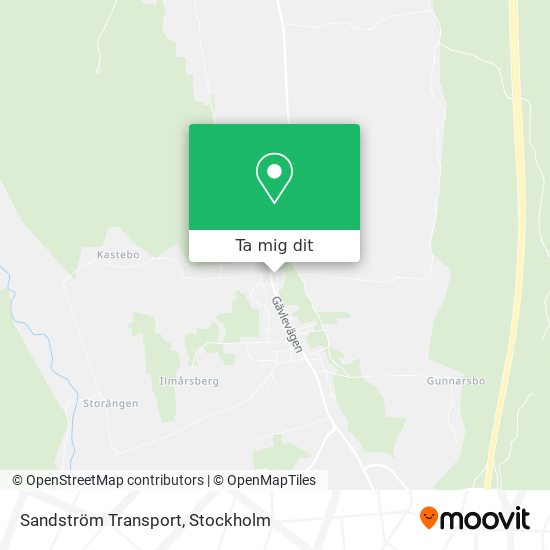 Sandström Transport karta