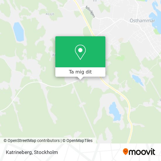 Katrineberg karta