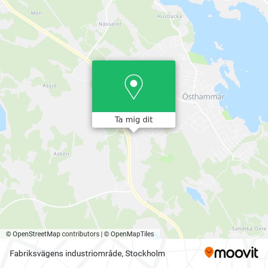 Fabriksvägens industriområde karta