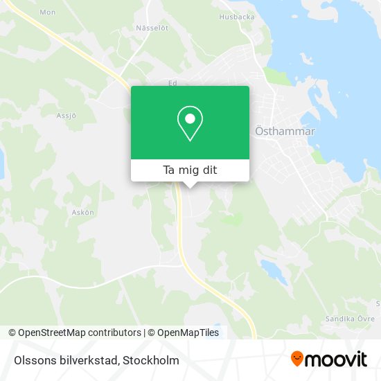 Olssons bilverkstad karta