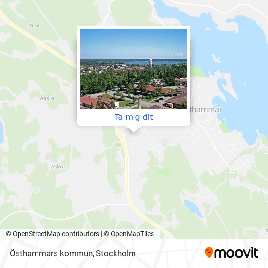 Östhammars kommun karta