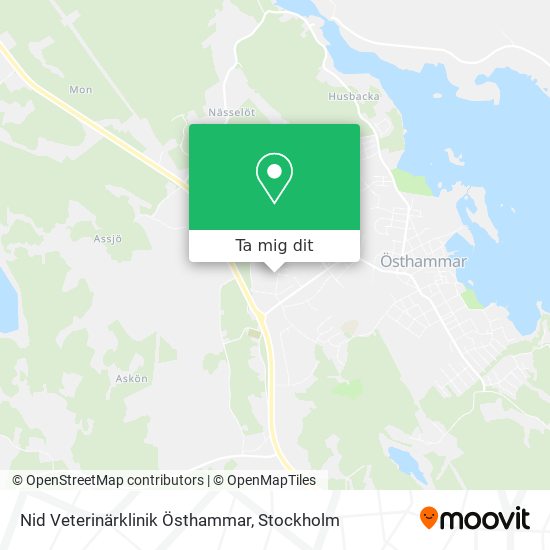 Nid Veterinärklinik Östhammar karta