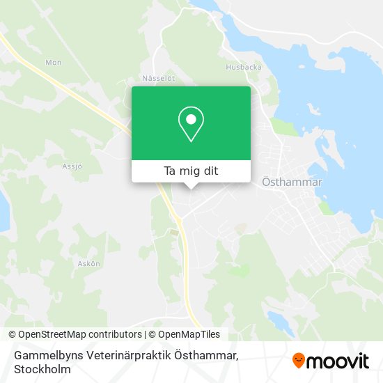 Gammelbyns Veterinärpraktik Östhammar karta