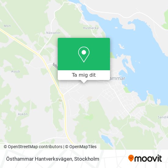 Östhammar Hantverksvägen karta