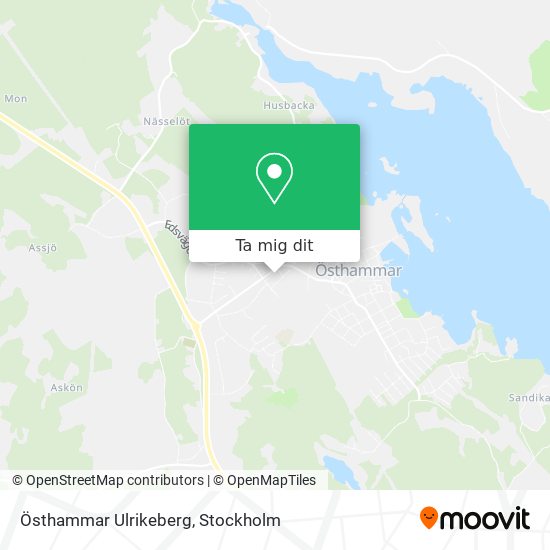 Östhammar Ulrikeberg karta