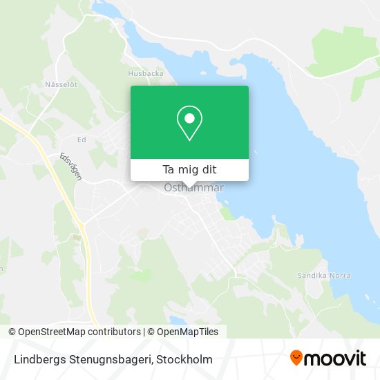 Lindbergs Stenugnsbageri karta