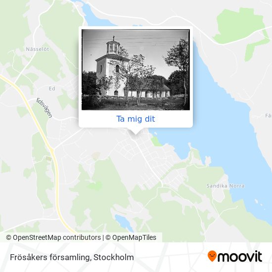 Frösåkers församling karta