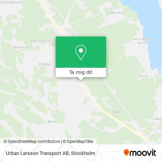 Urban Larsson Transport AB karta