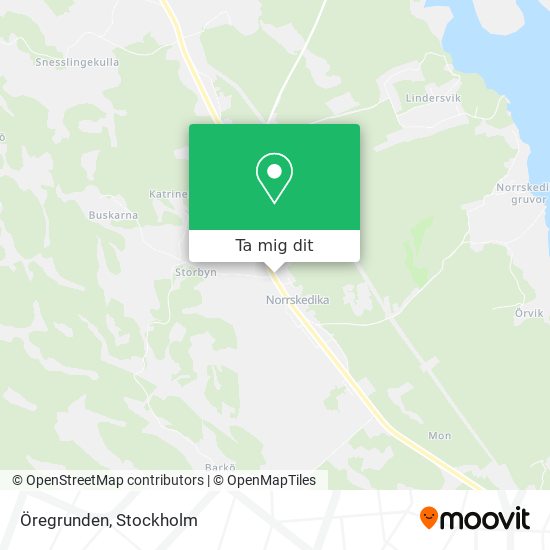 Öregrunden karta