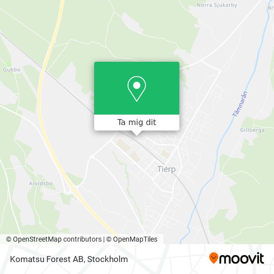 Komatsu Forest AB karta