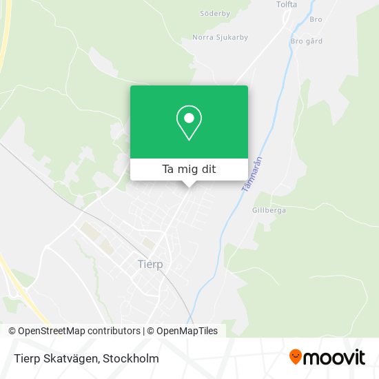 Tierp Skatvägen karta