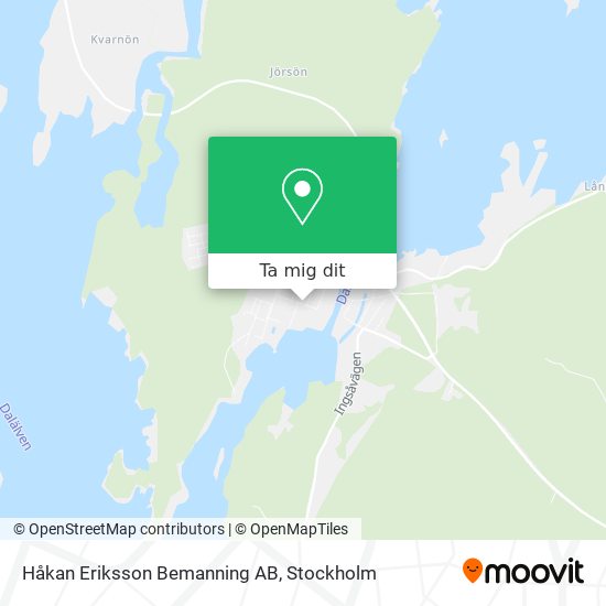 Håkan Eriksson Bemanning AB karta