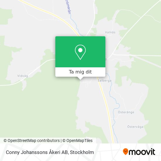 Conny Johanssons Åkeri AB karta