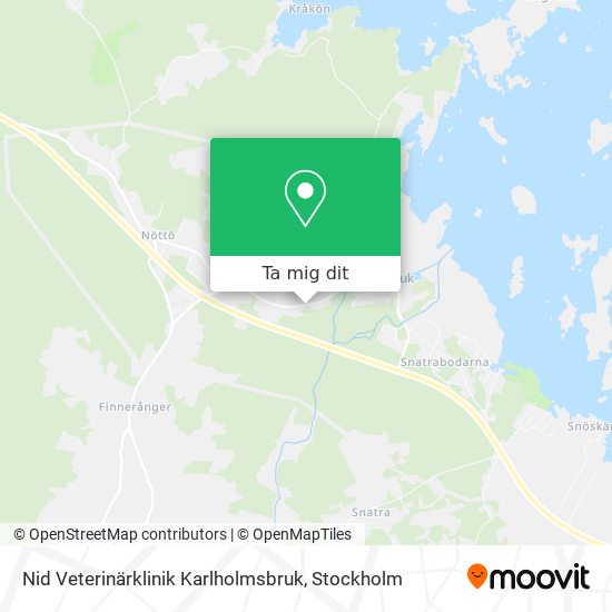 Nid Veterinärklinik Karlholmsbruk karta