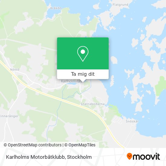Karlholms Motorbåtklubb karta
