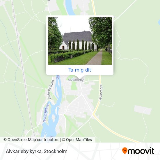 Älvkarleby kyrka karta