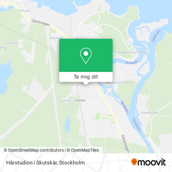 Hårstudion i Skutskär karta