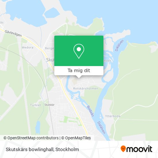 Skutskärs bowlinghall karta