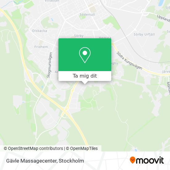 Gävle Massagecenter karta