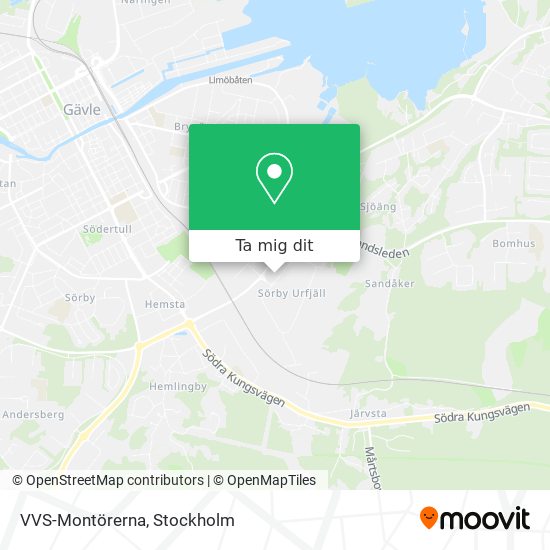 VVS-Montörerna karta