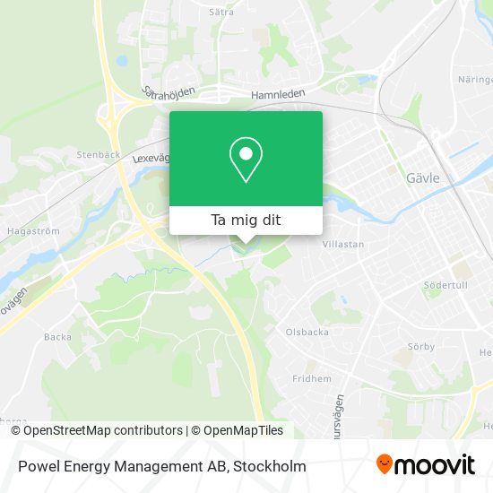 Powel Energy Management AB karta