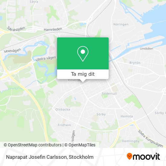 Naprapat Josefin Carlsson karta