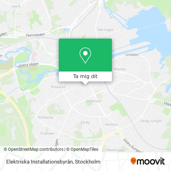 Elektriska Installationsbyrån karta