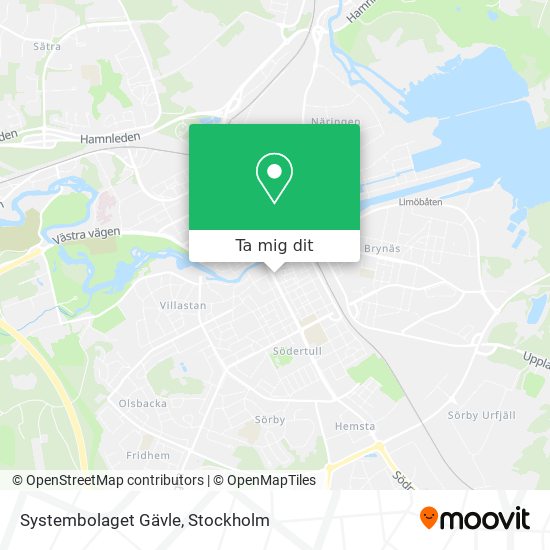 Systembolaget Gävle karta