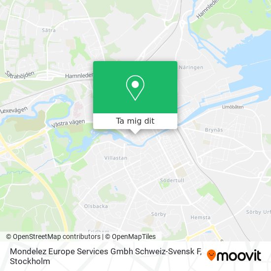 Mondelez Europe Services Gmbh Schweiz-Svensk F karta