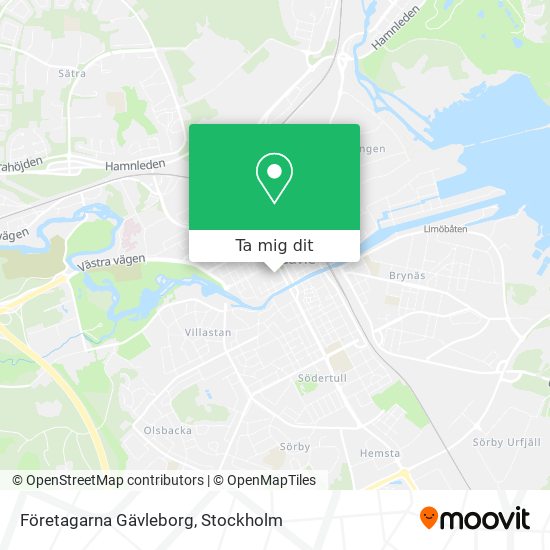 Företagarna Gävleborg karta