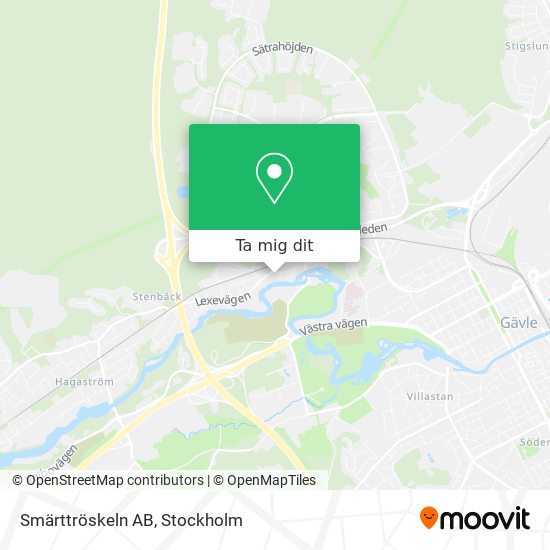 Smärttröskeln AB karta