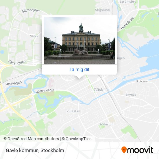 Gävle kommun karta