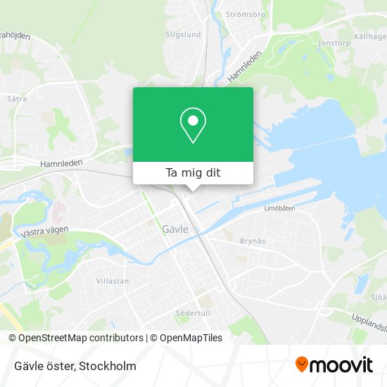 Gävle öster karta