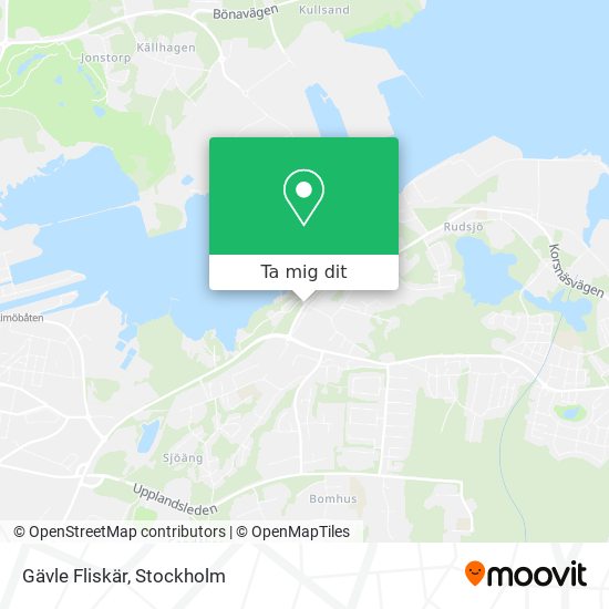 Gävle Fliskär karta