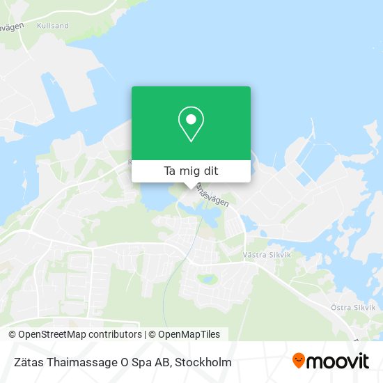 Zätas Thaimassage O Spa AB karta