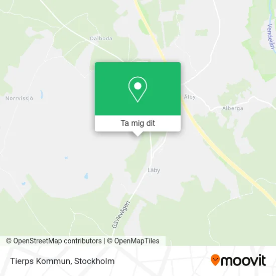 Tierps Kommun karta