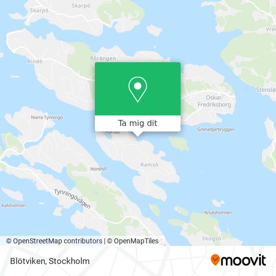 Blötviken karta