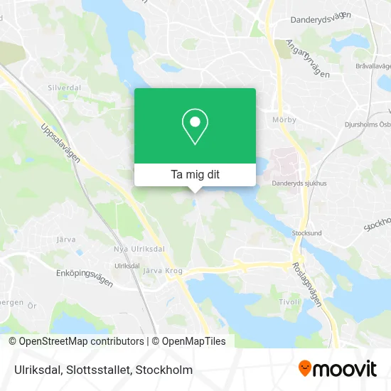 Ulriksdal, Slottsstallet karta