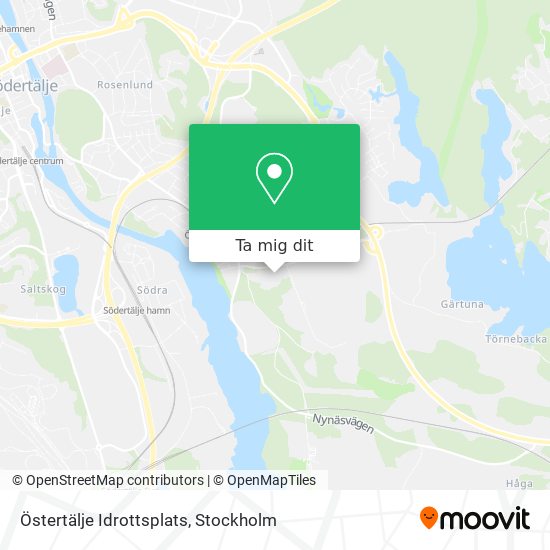 Östertälje Idrottsplats karta