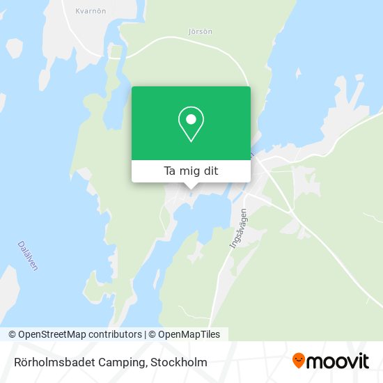 Rörholmsbadet Camping karta