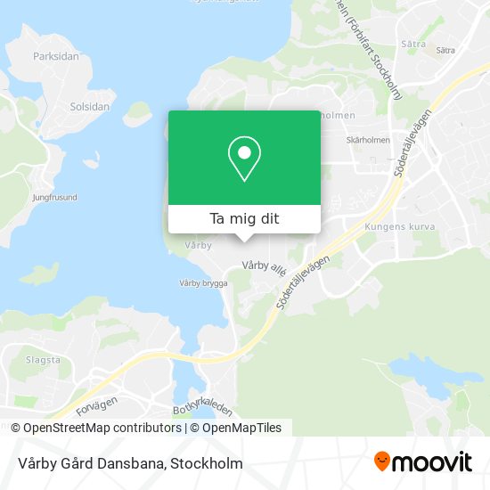 Vårby Gård Dansbana karta