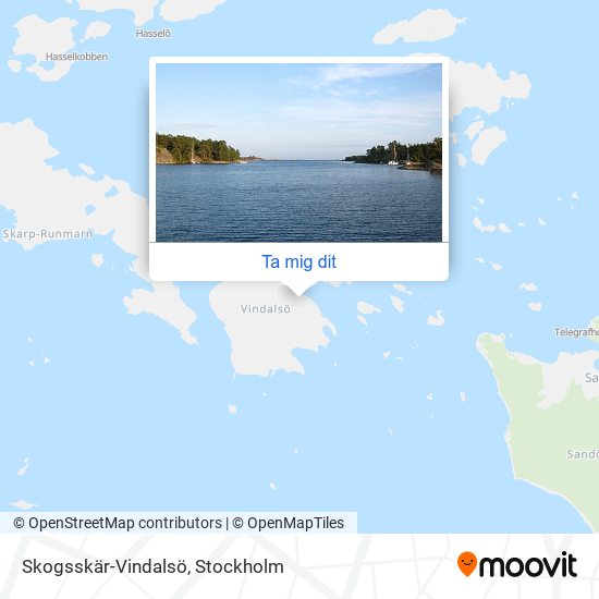 Skogsskär-Vindalsö karta