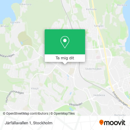 Järfällavallen 1 karta