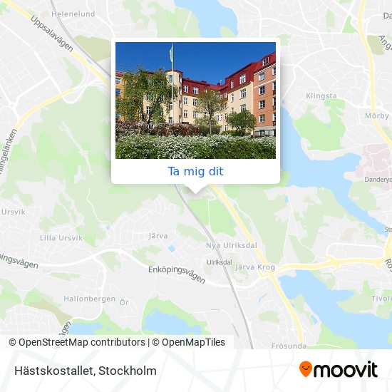 Hästskostallet karta