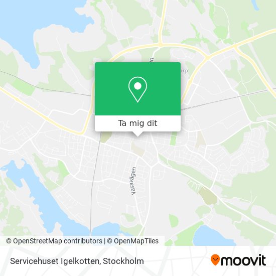 Servicehuset Igelkotten karta