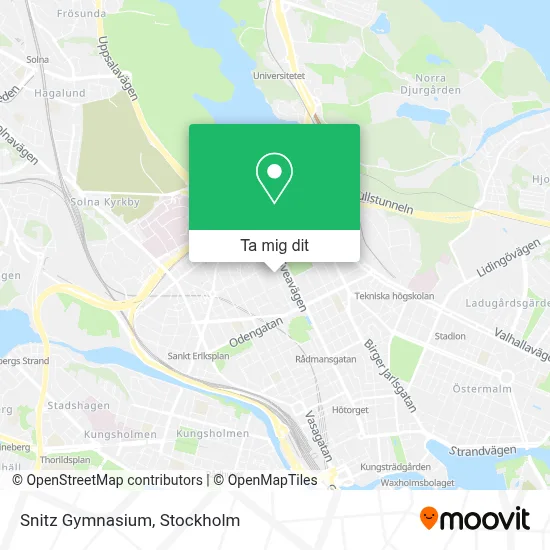 Snitz Gymnasium karta