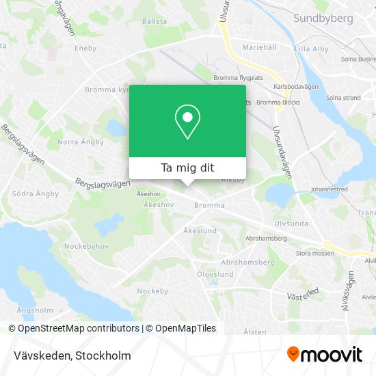 Vävskeden karta