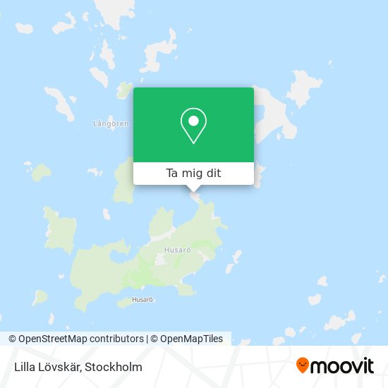 Lilla Lövskär karta