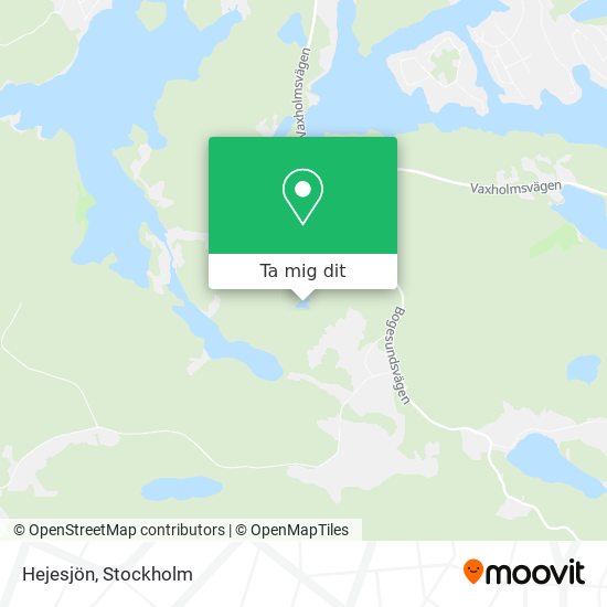 Hejesjön karta