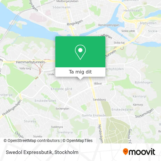 Swedol Expressbutik karta